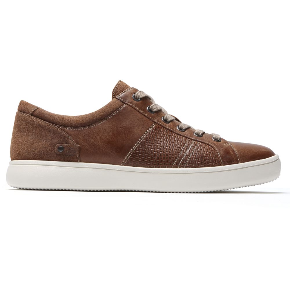 Rockport Canada Colle Tie - Mens Sneakers Brown (XHA946178)